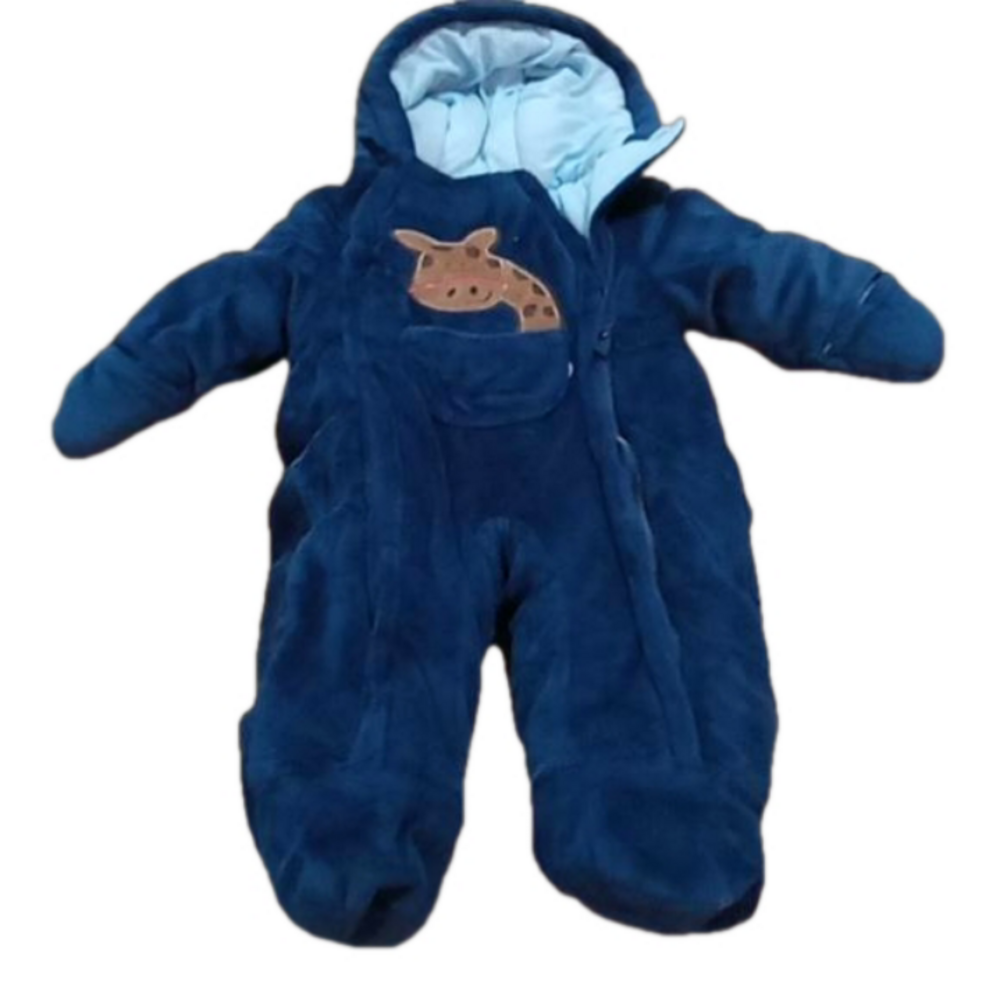 01 - WIPPETTE SNOW BABY SUIT / COLD WEATHER BLUE SIZE 6 - 8 MONTHS NWOT